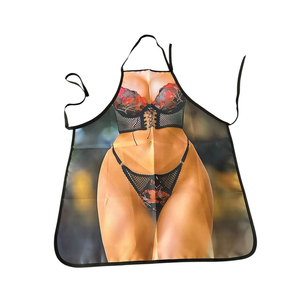 NEW novelty adult ONE SIZE apron full coverage funny SEXY WOMEN LADY